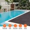 Pack of 36 Interlocking Deck Tiles 11.6"x11.6" Waterproof Plastic Patio Balcony Flooring Dark Brown